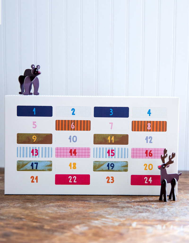 The Birch Store Woodland Toy and Chocolate Advent Calendar