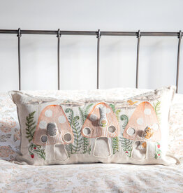 Coral & Tusk Mushroom Forest Pocket Pillow 14x26