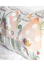 Coral & Tusk Mushroom Forest Pocket Pillow 14x26