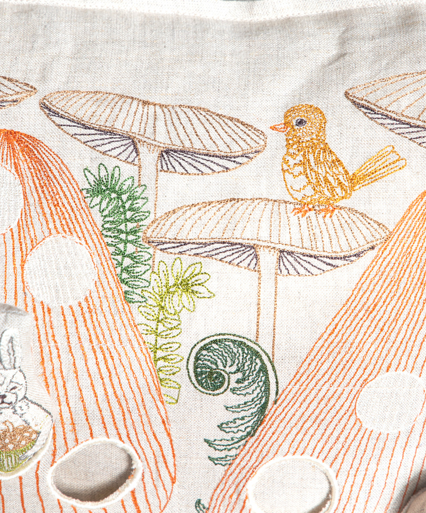 Coral & Tusk Mushroom Forest Pocket Pillow 14x26