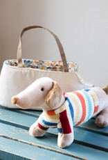 Creative Co-op CC Cotton Dachshund in Carrier