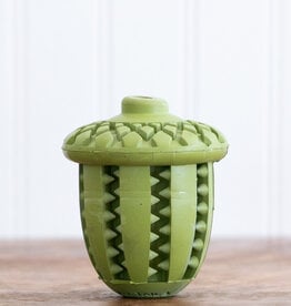 The Birch Store Green Natural Rubber Acorn Dog Toy