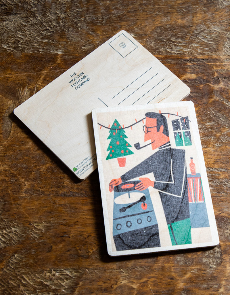 The Birch Store Wooden Postcard:  Winter Series