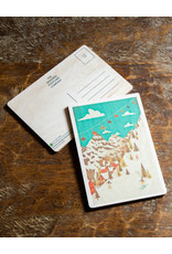 The Birch Store Wooden Postcard:  Winter Series