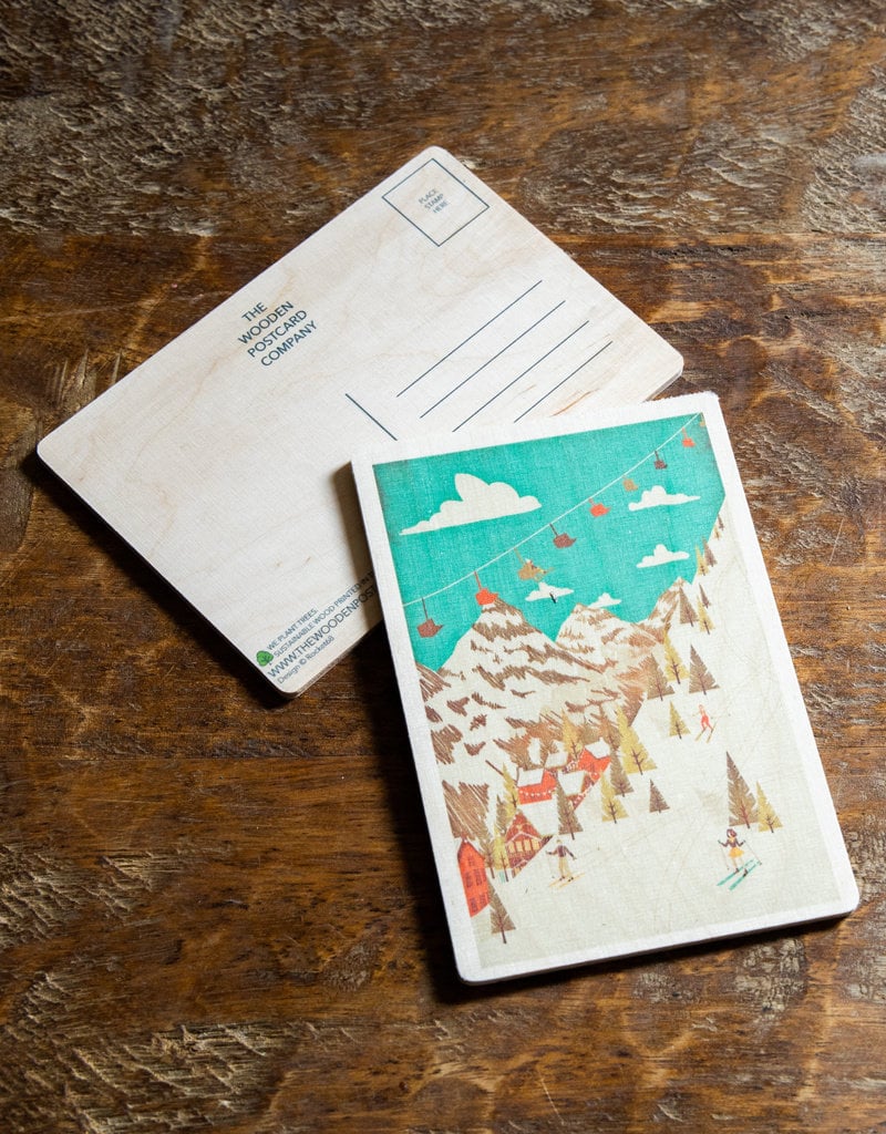 Wooden Postcard: Winter Series - The Birch Store