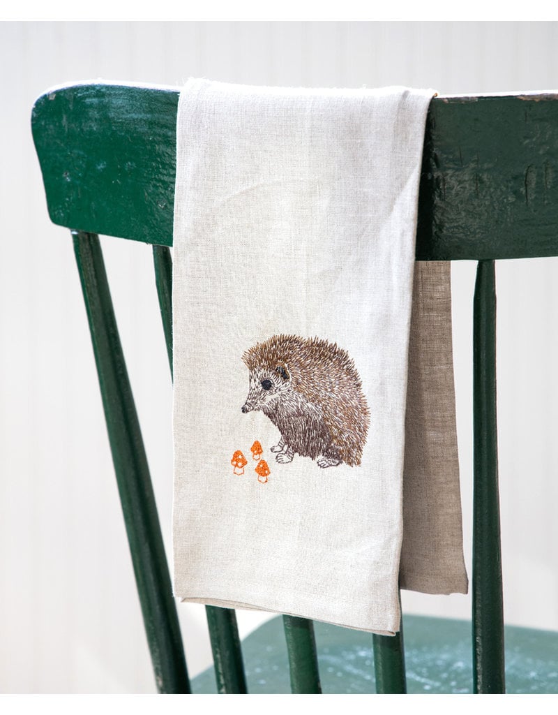 Coral & Tusk Woodland Linen Tea Towel - The Birch Store