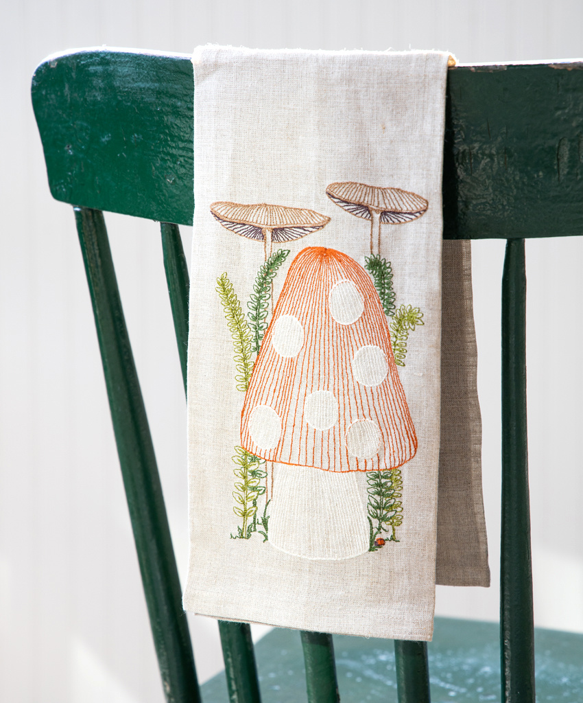 Coral & Tusk Coral & Tusk Woodland Linen Tea Towel