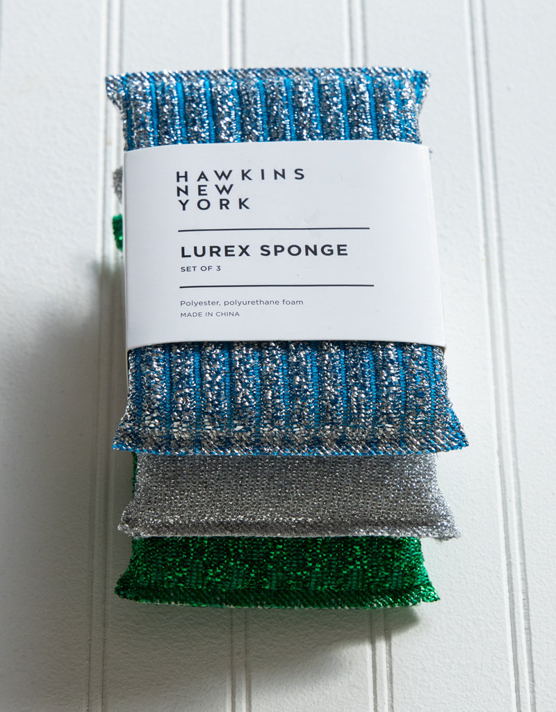 Hawkins NY Lurex Scrub Sponges Set of 3