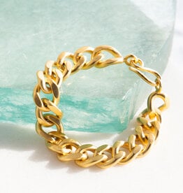 Jane Diaz Heavy Cuban Chain Bracelet