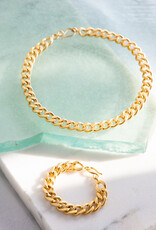 Jane Diaz Heavy Cuban Chain Bracelet