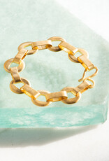 Jane Diaz Cut Out Disk Chain Bracelet
