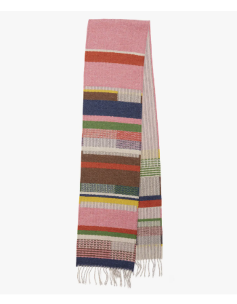 WALLACE+SEWELL - SILK+LAMBSWOOL SCARF - MARCELINE - GREY