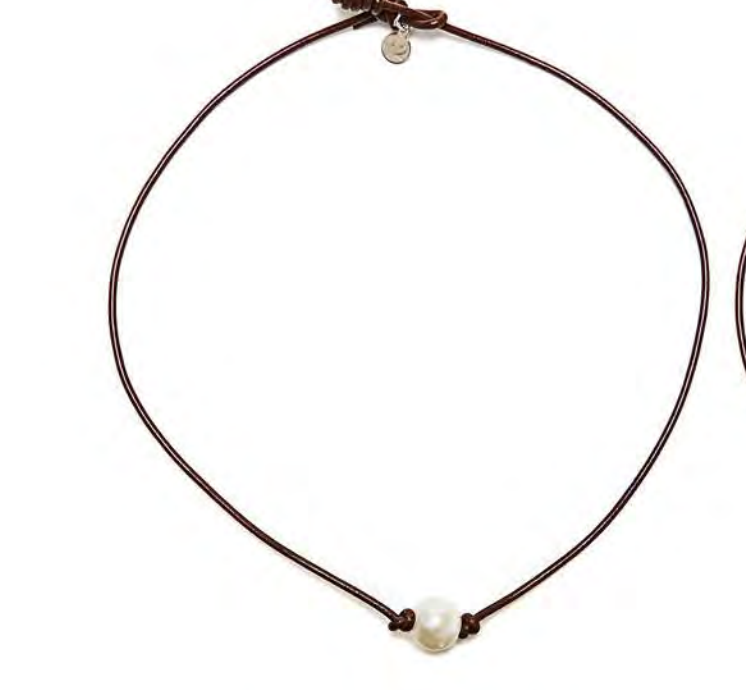 The Birch Store Single White Pearl Necklace