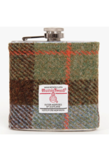 The Birch Store Harris Tweed Hip Flask 6 oz