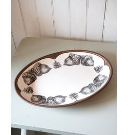 The Birch Store Earthenware Small Oval Platter