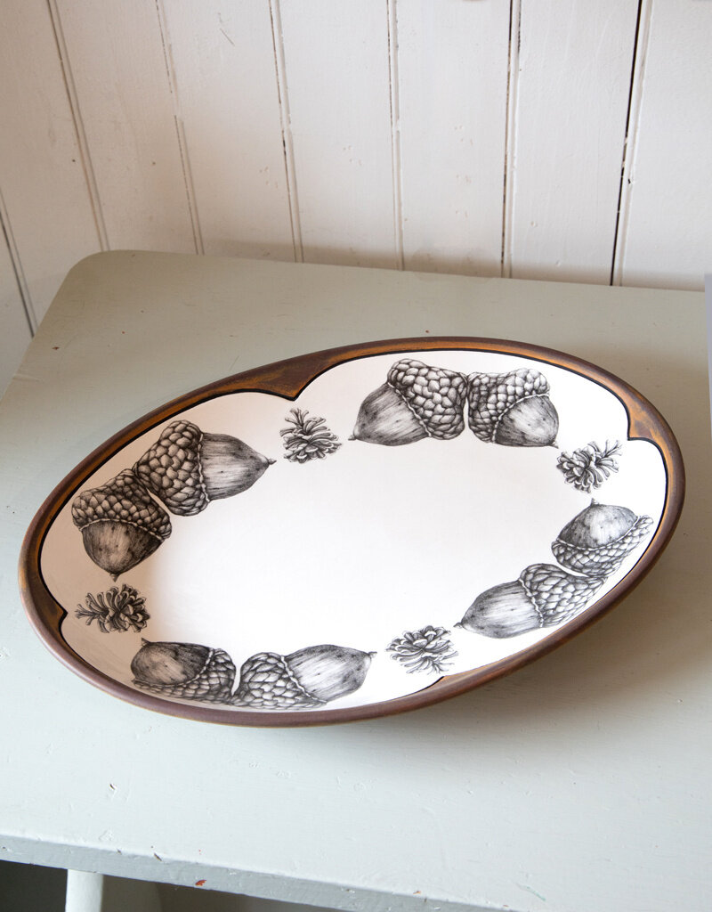 The Birch Store Earthenware Small Oval Platter
