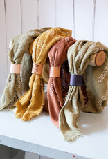 The Birch Store Raw Silk Bandana with Cuff