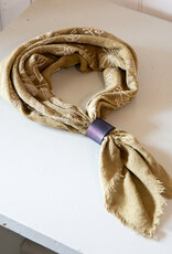 The Birch Store Raw Silk Bandana with Cuff