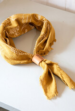The Birch Store Raw Silk Bandana with Cuff