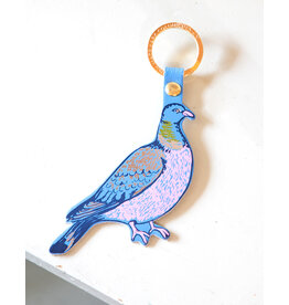 The Birch Store Feral Pigeon Key Fob
