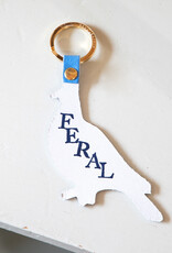 The Birch Store ACD Key Fob Feral Pigeon