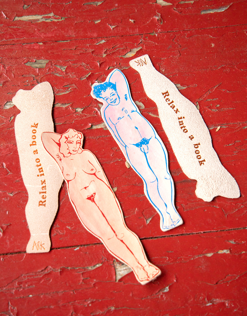 The Birch Store Saucy Leather Bookmark