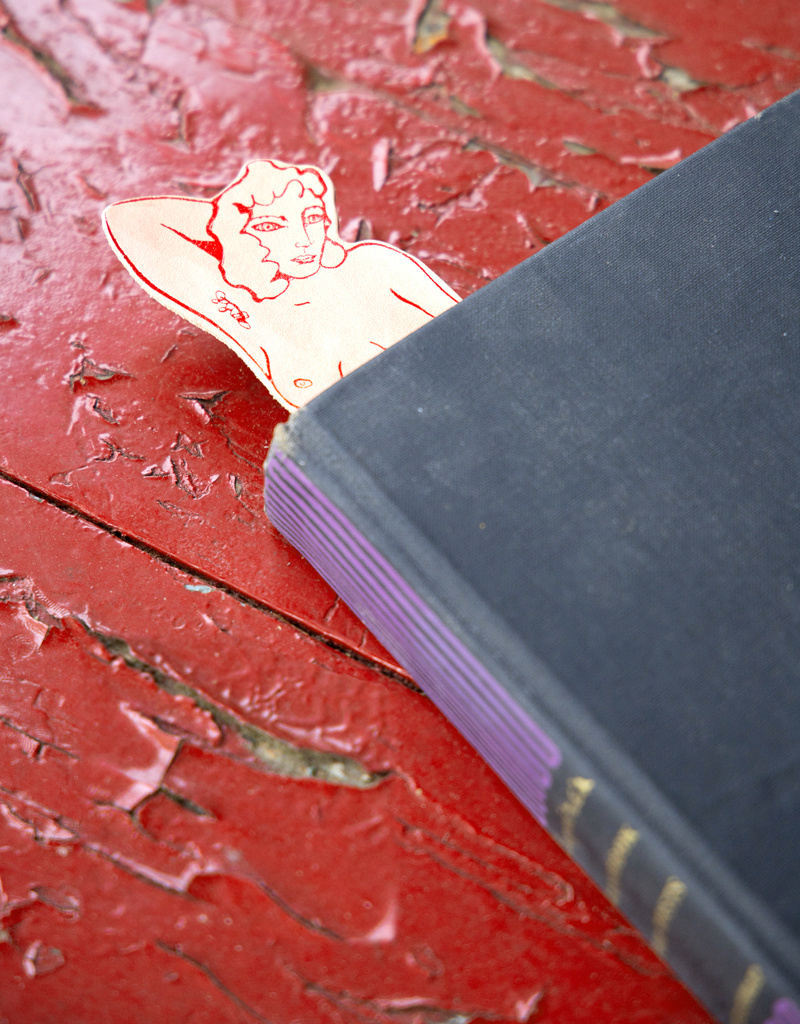 The Birch Store Saucy Leather Bookmark