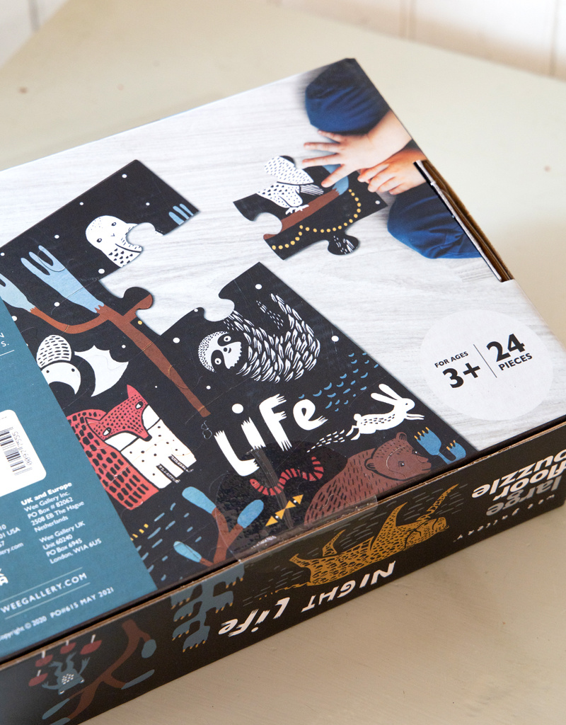 Wee Gallery Animal Night Life Floor Puzzle