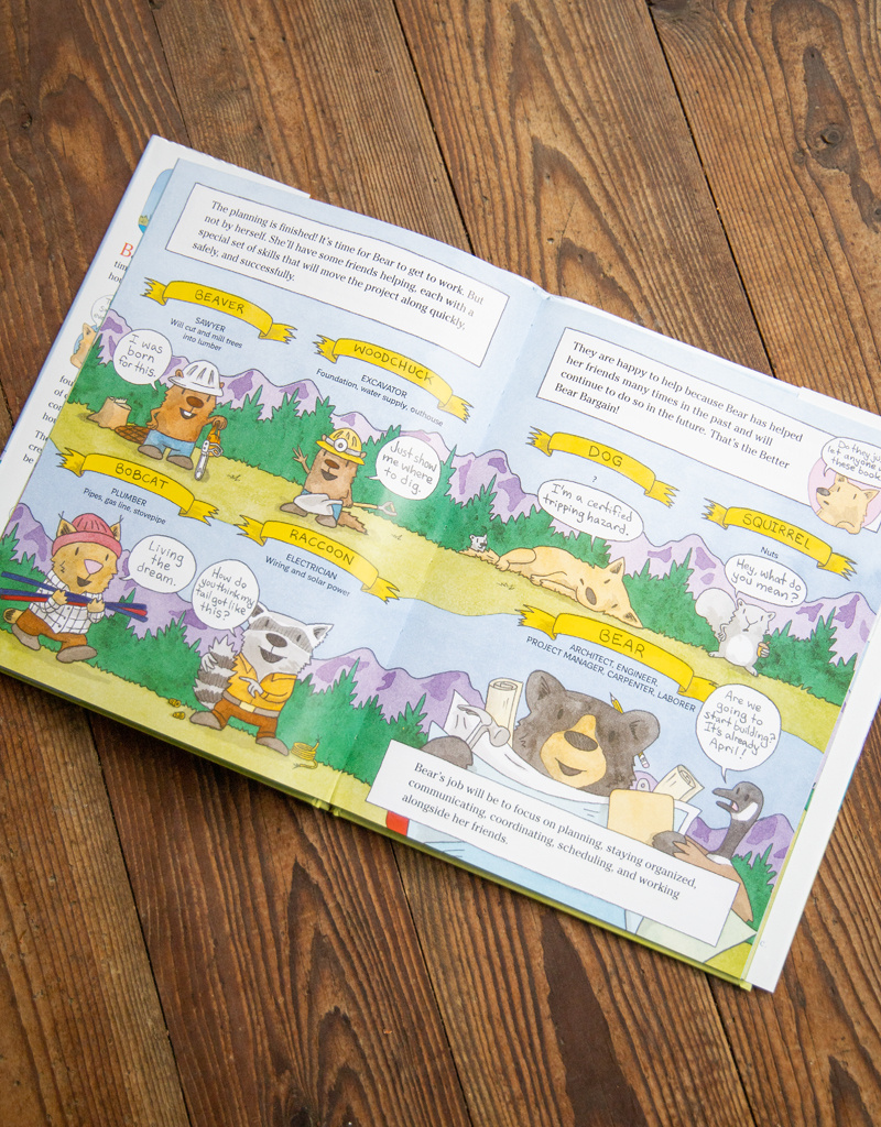 The Birch Store Bear Builds A House (CH. Book)