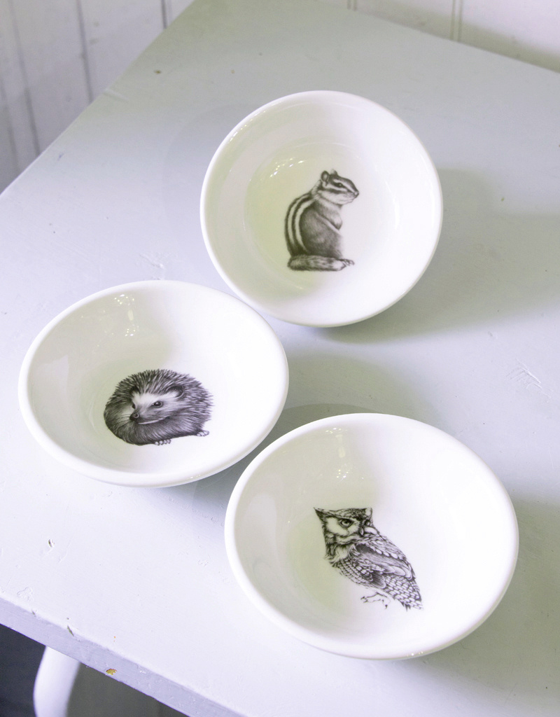 The Birch Store Forest Friends 2  Sauce Bowls