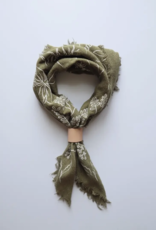The Birch Store Raw Silk Bandana with Cuff