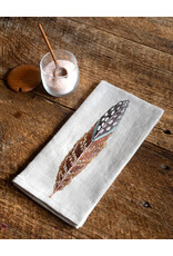 Coral & Tusk Fowl Feather Dinner Napkin