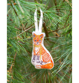 Coral & Tusk Fox Ornament