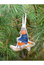 Coral & Tusk Downhill Fox Ornament
