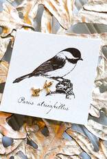 The Birch Store Gold Chickadee Post Earrings