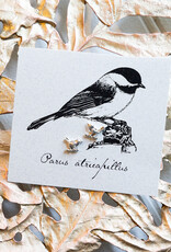 The Birch Store Silver Chickadee Post Earrings