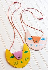 The Birch Store Cat Leather Pocket Purse