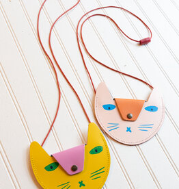 The Birch Store Cat Leather Pocket Purse