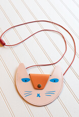 The Birch Store Cat Leather Pocket Purse