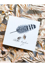 The Birch Store Silver Feather Post Earring