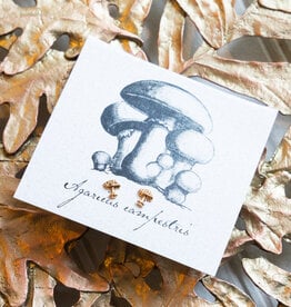 The Birch Store Gold Mushroom  Post Earrings