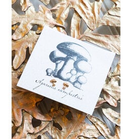 The Birch Store Gold Mushroom  Post Earrings
