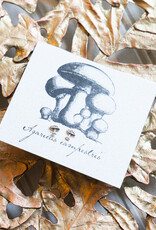 The Birch Store Silver Mushroom  Post Earrings