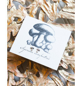 The Birch Store Silver Mushroom  Post Earrings