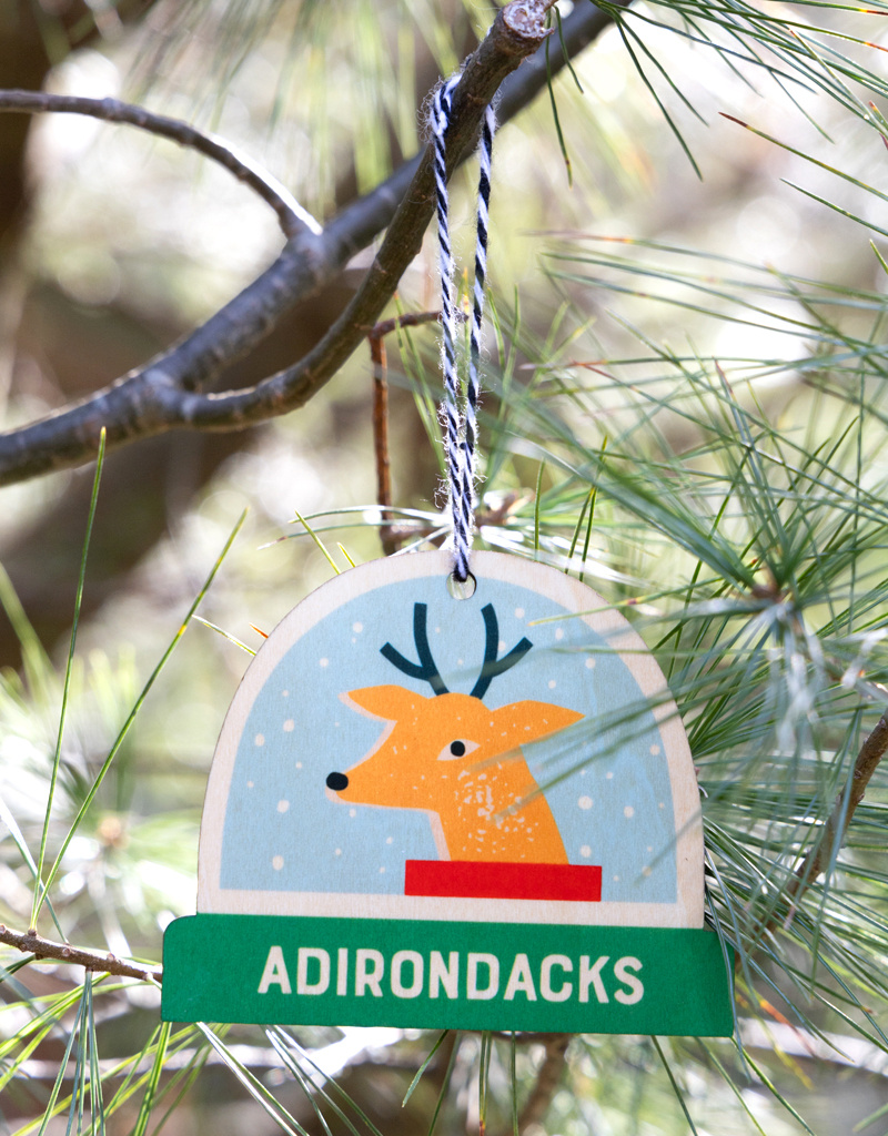 The Birch Store Wooden "Snow Globe" Ornament