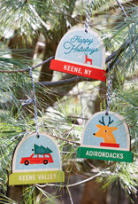 The Birch Store Wooden "Snow Globe" Ornament