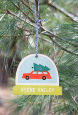 The Birch Store Wooden "Snow Globe" Ornament