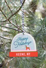 The Birch Store Wooden "Snow Globe" Ornament