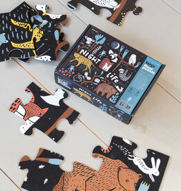 Wee Gallery Animal Night Life Floor Puzzle