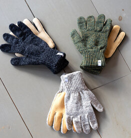Upstate Stock Ragg Wool Glove w/Natural Leather